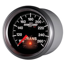Load image into Gallery viewer, Autometer Elite 52.4mm 100-260F Transmission Temprature Peak & Warn w/ Electronic Control Gauge