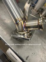 Load image into Gallery viewer, T4 Turbo Flange Billet 304 Stainless Blain Brothers Racing