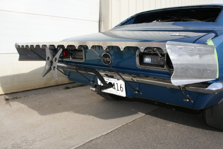 Dragster Rear Wing Strutt Rod Racecraft Inc. 67-15 Camaro Drag Wing 17