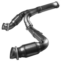 Load image into Gallery viewer, Kooks 09-13 GM 1500 3in x OEM Out Cat SS Y Pipe Kooks HDR Req
