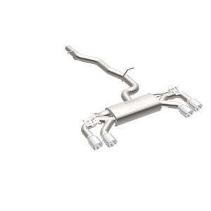 MagnaFlow Sys C/B 2015 Volkswagen Golf R 3in Polished SS Quad Tip Split Rear Exit