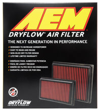 Load image into Gallery viewer, AEM 10-11 Chevrolet Camaro 3.6/6.2L 11.625in O/S L x 9.125in O/S W x 2.313in H DryFlow Air Filter