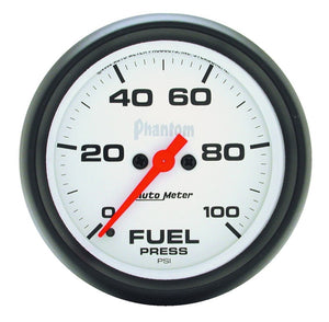 Autometer Phantom 2-5/8in 0-100 PSI Fuel Pressure Gauge