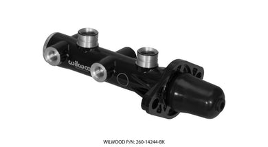 Wilwood Tandem Remote Master Cylinder - 1 1/8in Bore Black