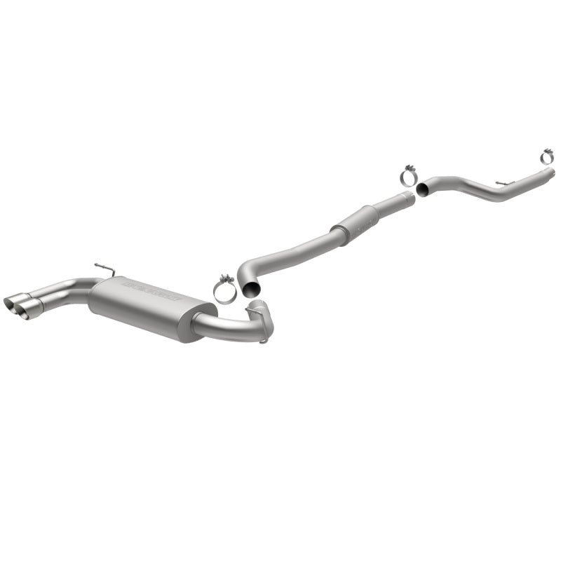 MagnaFlow 12 BMW 328i L4 2.0L T/C Dual Straight D/S Rear Exit Stainless Cat Back Performance Exhaust