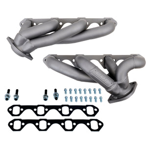 BBK 87-95 Ford F150 Truck 5.0 302 Shorty Unequal Length Exhaust Headers - 1-5/8 Chrome