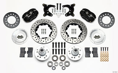 Wilwood Forged Dynalite Front Kit 11.00in Drilled 65-72 CDP A Body - 10in Drum