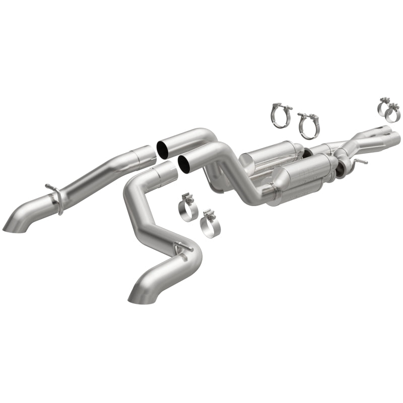 MagnaFlow Cat-Back 2021 Jeep Wrangler 6.4L Rock Crawler Series Dual Exit Stainless Exhaust