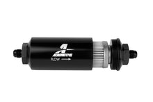 Load image into Gallery viewer, Aeromotive In-Line Filter - (AN-06 Male) 100 Micron Stainless Steel Element