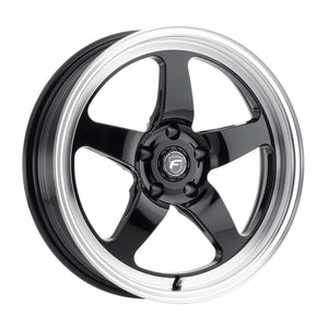 Forgestar F001 15X10 D5 Beadlock 5X114.3 ET50 BS7.5 Gloss Black w/ Machine Lip 78.1