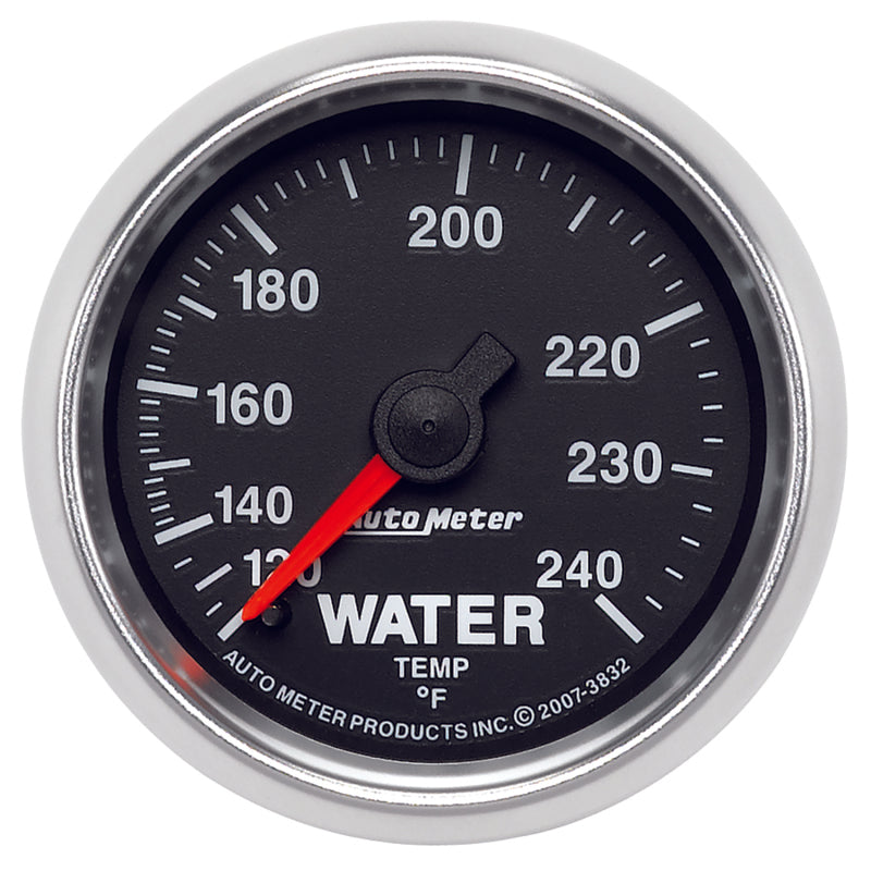 Autometer GS 52mm 120-240 Deg F Mechanical Water Temperature Gauge