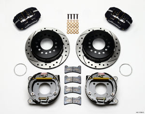 Wilwood Dynapro Low-Profile 11.00in P-Brake Kit Drilled Chevy 12 Bolt 2.75in Off w/ C-Clips