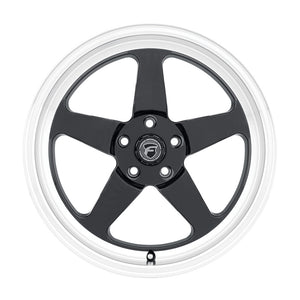 Forgestar F001 15X10 D5 Beadlock 5X114.3 ET50 BS7.5 Gloss Black w/ Machine Lip 78.1