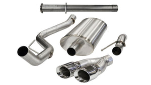 Corsa 11-13 Ford F-150 Raptor 6.2L V8 145in Wheelbase Polished Xtreme Cat-Back Exhaust