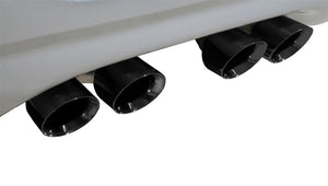 Corsa 97-04 Chevrolet Corvette C5 Z06 5.7L V8 Black Sport Axle-Back Exhaust