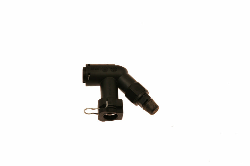 McLeod Fitting Elbow Connector W/Bleed Screw For Wire Clip Male Plug In Fittings