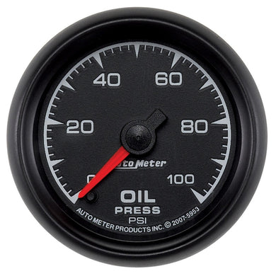 Autometer ES 52.4mm 0-100 PSI Oil Pressure Gauge