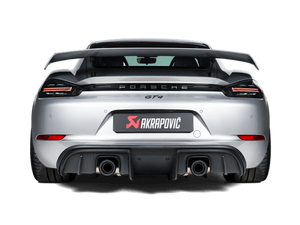 Akrapovic 2020+ Porsche Cayman GT4/Spyder (718) Slip-On Race Line (Titanium) (Req Tips)