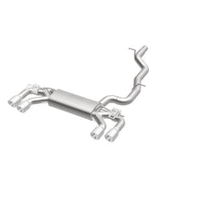 Load image into Gallery viewer, MagnaFlow Sys C/B 2015 Volkswagen Golf R 3in Polished SS Quad Tip Split Rear Exit