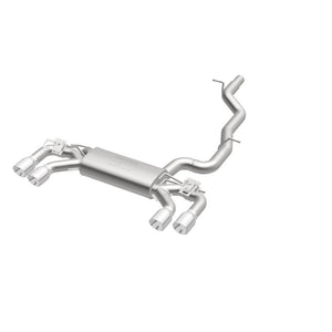 MagnaFlow Sys C/B 2015 Volkswagen Golf R 3in Polished SS Quad Tip Split Rear Exit