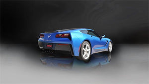 Corsa 2014 Corvette C7 Coupe 6.2L V8 AT/MT 2.75in Valve-Back Dual Rear Exit Black Sport Exhaust