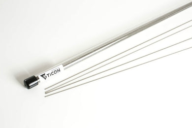 Ticon Industries 39in Length 1/4lb 2.2mm/.087in Filler Diamter CP1 Titanium Filler Rod