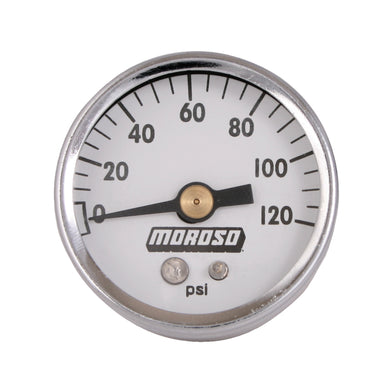 Moroso Oil Pressure Gauge - 0-120lbs - 1.5in Diameter