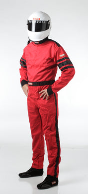 RaceQuip Red SFI-1 1-L Suit - Medium Tall
