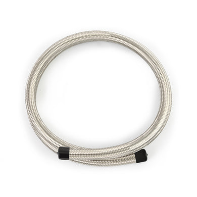 Mishimoto 6Ft Stainless Steel Braided Hose w/ -4AN Fittings - Stainless