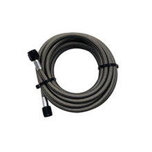 Load image into Gallery viewer, Snow Performance 15ft Braided Stainless Line (Black) w/ -4AN Fittings (15ft Only)