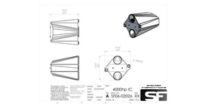 4000hp IC, 5" In/Out